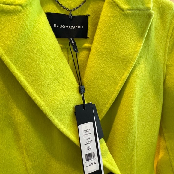 NWT BCBG Maxazria Lemon Color XS - Picture 4 of 4